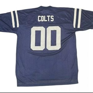 NEW Reebok On Field Indianapolis Colts #00 NFL Football Team Jersey Mens XL Blue